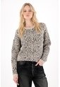 Tennis Buzo Tejido Afelpado Animal Print Con Estructura Ligera Para Mujer de Tennis