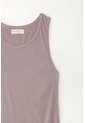 Tennis Camiseta Manga Sisa Gris Con Detalle Fruncido Para Mujer de Tennis