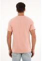 Camiseta Rosada Manga Corta Para Hombre de Tennis