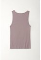 Tennis Camiseta Manga Sisa Gris Con Detalle Fruncido Para Mujer de Tennis