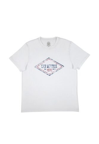 Tennis Camiseta Blanca Cuello Redondo Para Hombre Tennis