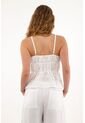 Tennis Camisa Crudo En Ojalillo De Tiras Para Mujer de Tennis