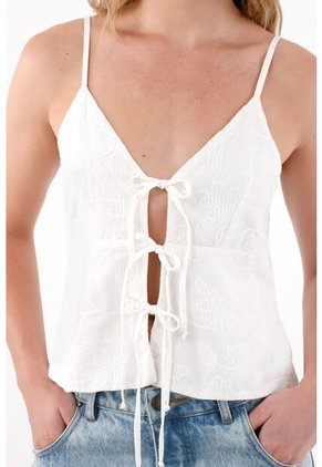 Tennis Camisa Pretinera Bordada Cruda Para Mujer