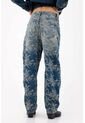Tennis Jean Relax Fit Con Estampado Floral En Denim Para Mujer de Tennis