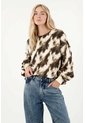 Tennis Buzo Estampado Silueta Oversize Para Mujer de Tennis
