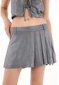 Tennis Falda Short Metalizada Con Tablas Para Mujer de Tennis