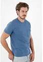 Tennis Camiseta Azul Con Bolsillo Para Hombre de Tennis