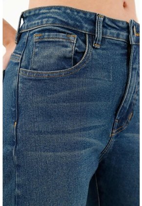 Tennis Jean Tipo Jegging Azul  Para Mujer