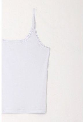 Tennis Camiseta De Tiras Blanca Para Mujer