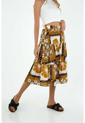 Falda Midi Para Mujer