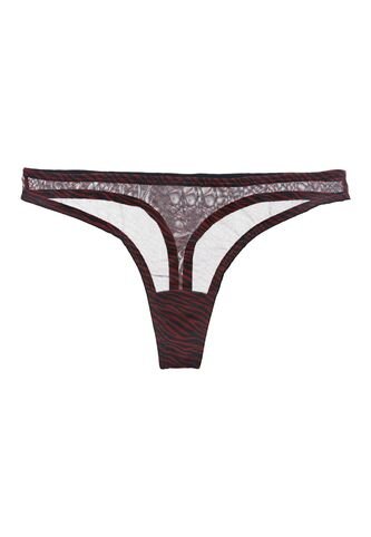 Tennis Panty Rojo Tipo Tanga Para Mujer Tennis