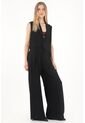 Tennis Pantalón Wide Leg Tipo Sastre Negro Para Mujer de Tennis