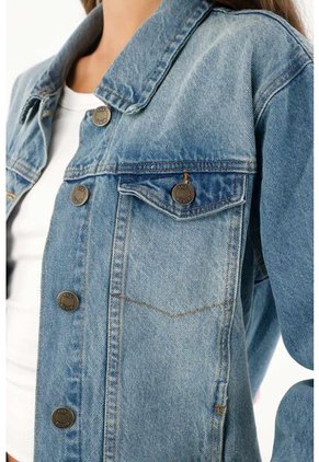 Tennis Chaqueta Azul En Denim Para Mujer