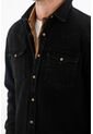 Tennis Camisa En Denim Tono Oscuro Azul Para Hombre de Tennis