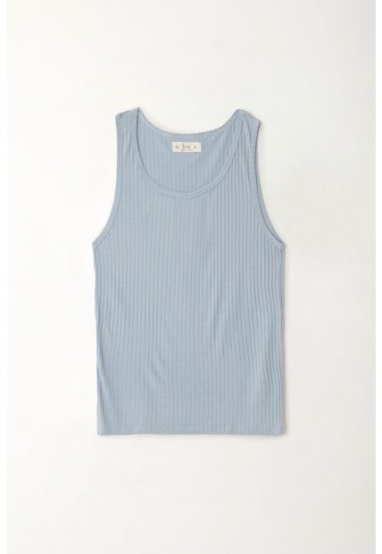 Tennis Camiseta Manga Sisa Azul Para Mujer