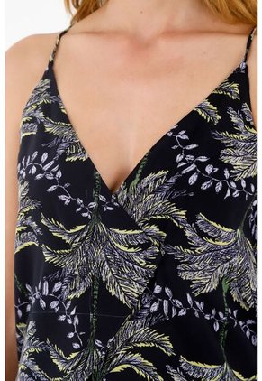 Tennis Camisa Estampada De Tiras Para Mujer