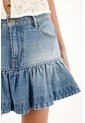 Tennis Falda En Denim Con Bolero Azul Para Mujer de Tennis