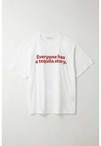 Tennis Camiseta Oversize Con Estampado Blanca Para Mujer Tennis
