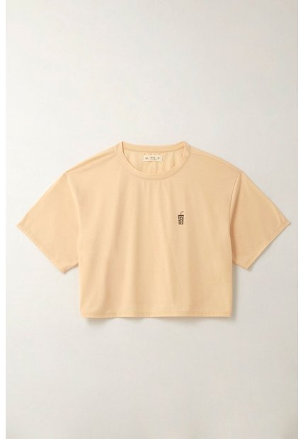Tennis Camiseta Con Estampado En Punto Corazón Crudo De Silueta Ajustada Para Mujer