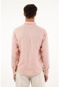 Camisa Manga Larga De 100% Lino Para Hombre de Tennis