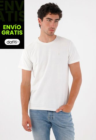 Tennis Camiseta Básica Con Raqueta Crudo Para Hombre Tennis