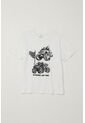 Camiseta Básica Con Estampado Blanca Para Niño de Tennis