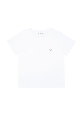 Tennis Camiseta De Cuello Redondo Blanca Para Mujer Tennis