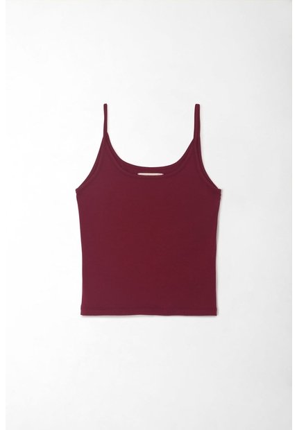 Tennis Camiseta Morada De Tiras Para Mujer