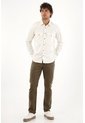 Tennis Camisa En Dril Con Bolsillos Crudo Para Hombre de Tennis