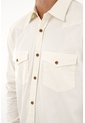 Tennis Camisa En Dril Con Bolsillos Crudo Para Hombre de Tennis