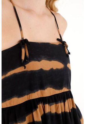 Tennis Camisa De Tiras Con Estampado Tie Dye Para Mujer