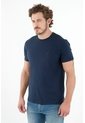 Tennis Camiseta Azul Cuello Redondo Para Hombre de Tennis