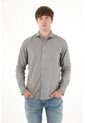 Tennis Camisa Manga Larga Gris De Silueta Ajustada Para Hombre de Tennis