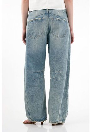 Tennis Jean Horseshoe Con Charretera Decorativa Para Mujer