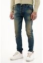 Tennis Jean Azul Tono Medio Skinny Para Hombre de Tennis