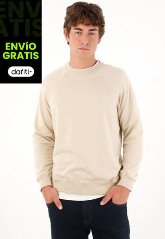 Tennis Buzo En Tela Perchada Crudo Para Hombre Tennis