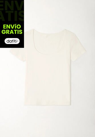 Tennis Camiseta Básica Manga Corta Café Para Mujer Tennis