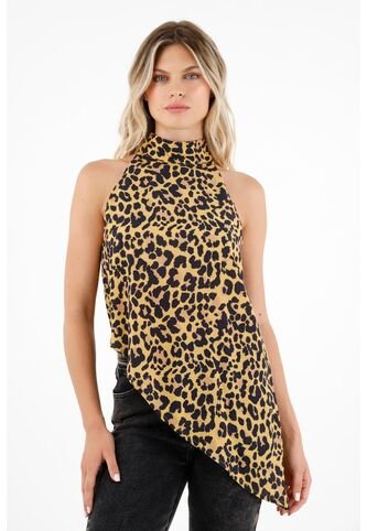 Tennis Camisa Con Diseño De Animal Print Para Mujer Tennis