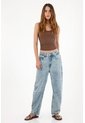 Tennis Jean Horseshoe De Tiro Bajo Tono Claro Para Mujer de Tennis