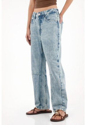 Tennis Jean Horseshoe De Tiro Bajo Tono Claro Para Mujer