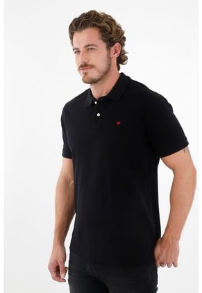 Tennis Polo Negra Multicolor Para Hombre