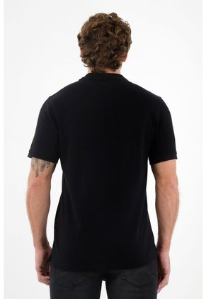 Tennis Polo Negra Multicolor Para Hombre