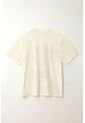 Tennis Camiseta Oversize Con Estampado Crudo Para Mujer de Tennis