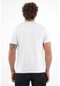 Tennis Camiseta Blanca Cuello Redondo Para Hombre de Tennis
