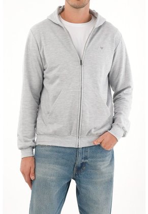 Tennis Buzo Gris Manga Larga Para Hombre