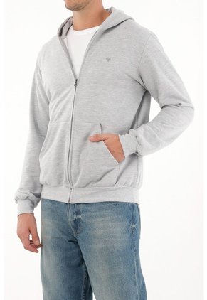 Tennis Buzo Gris Manga Larga Para Hombre