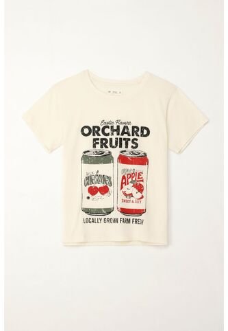 Tennis Camiseta Estampada Manga Corta Crudo Para Mujer Tennis