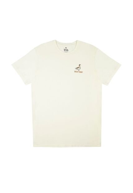 Tennis Camiseta Básica Crudo Con Estampado Para Hombre