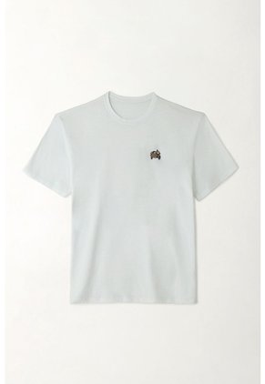 Tennis Camiseta En Jersey Flamé Blanca Para Hombre