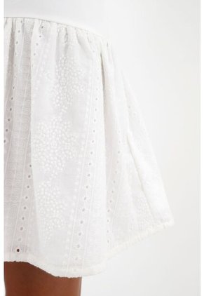 Tennis Vestido Blanco Corto Para Mujer